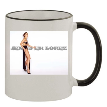 Jennifer Lopez 11oz Colored Rim & Handle Mug