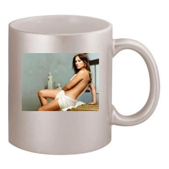 Jennifer Lopez 11oz Metallic Silver Mug