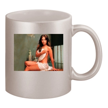 Jennifer Lopez 11oz Metallic Silver Mug