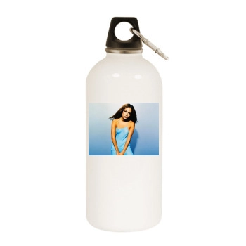 Jennifer Lopez White Water Bottle With Carabiner