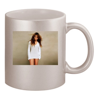 Jennifer Lopez 11oz Metallic Silver Mug