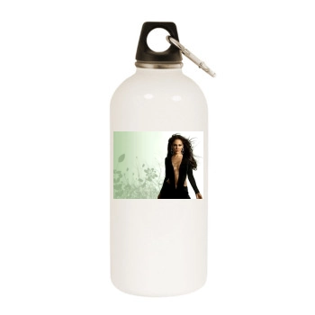 Jennifer Lopez White Water Bottle With Carabiner