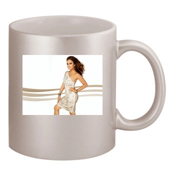 Jennifer Lopez 11oz Metallic Silver Mug