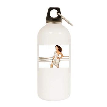 Jennifer Lopez White Water Bottle With Carabiner