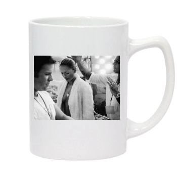 Jennifer Lopez 14oz White Statesman Mug