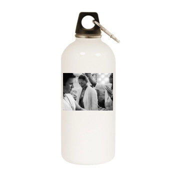 Jennifer Lopez White Water Bottle With Carabiner