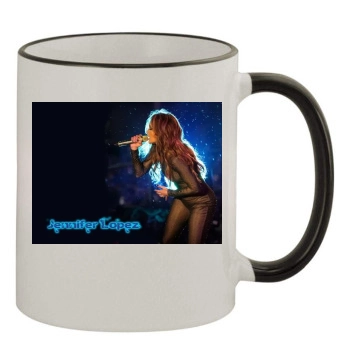 Jennifer Lopez 11oz Colored Rim & Handle Mug