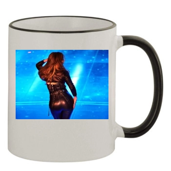 Jennifer Lopez 11oz Colored Rim & Handle Mug