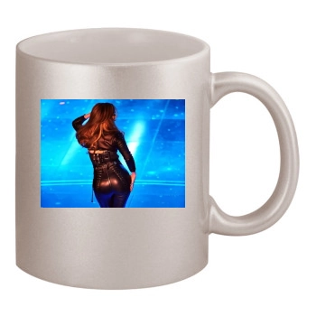 Jennifer Lopez 11oz Metallic Silver Mug