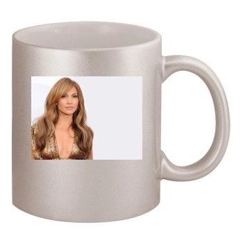 Jennifer Lopez 11oz Metallic Silver Mug