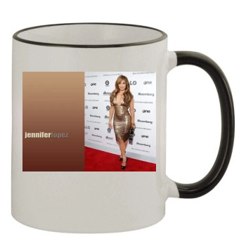 Jennifer Lopez 11oz Colored Rim & Handle Mug