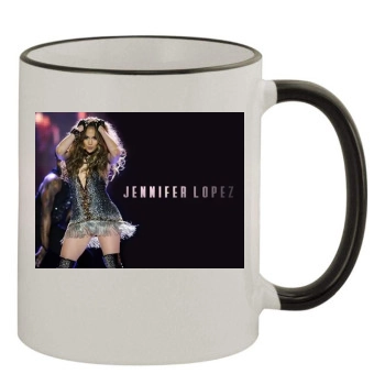 Jennifer Lopez 11oz Colored Rim & Handle Mug