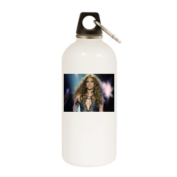 Jennifer Lopez White Water Bottle With Carabiner