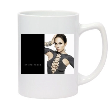 Jennifer Lopez 14oz White Statesman Mug