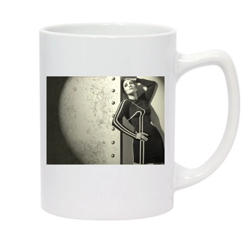 Jennifer Lopez 14oz White Statesman Mug