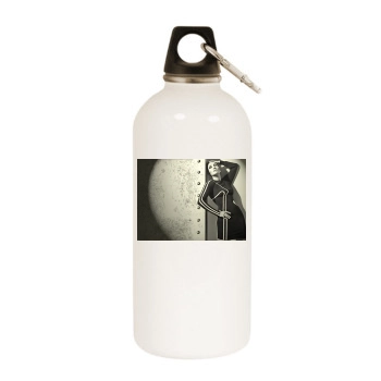 Jennifer Lopez White Water Bottle With Carabiner