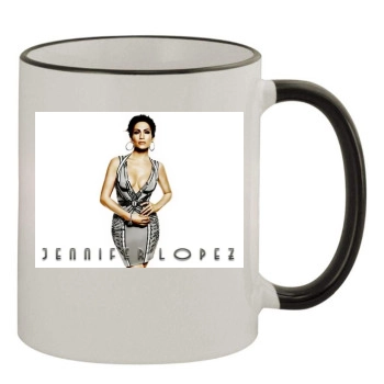 Jennifer Lopez 11oz Colored Rim & Handle Mug