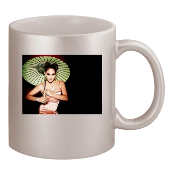 Jennifer Lopez 11oz Metallic Silver Mug