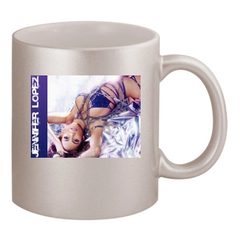 Jennifer Lopez 11oz Metallic Silver Mug