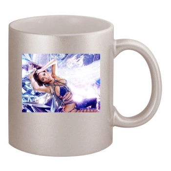 Jennifer Lopez 11oz Metallic Silver Mug