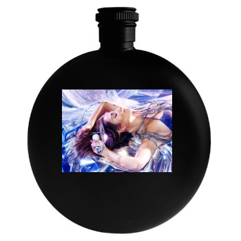 Jennifer Lopez Round Flask