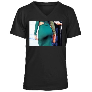 Jennifer Lopez Men's V-Neck T-Shirt