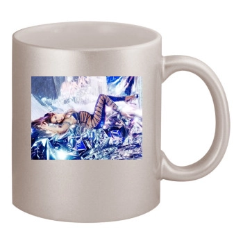 Jennifer Lopez 11oz Metallic Silver Mug