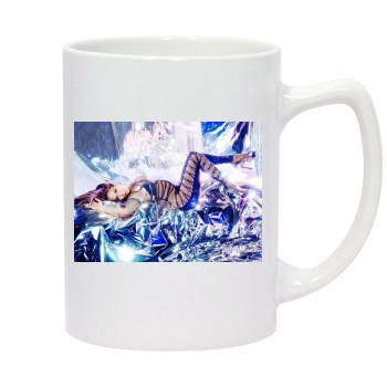 Jennifer Lopez 14oz White Statesman Mug