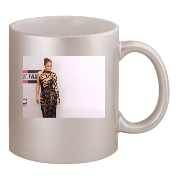 Jennifer Lopez 11oz Metallic Silver Mug