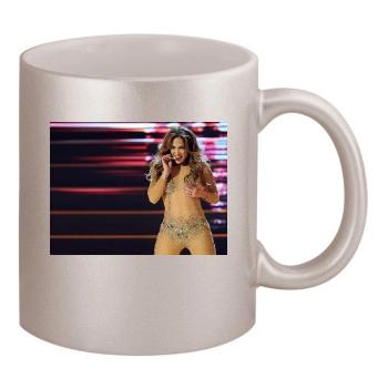 Jennifer Lopez 11oz Metallic Silver Mug