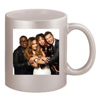 Jennifer Lopez 11oz Metallic Silver Mug