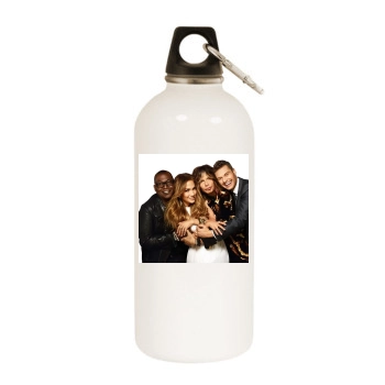 Jennifer Lopez White Water Bottle With Carabiner