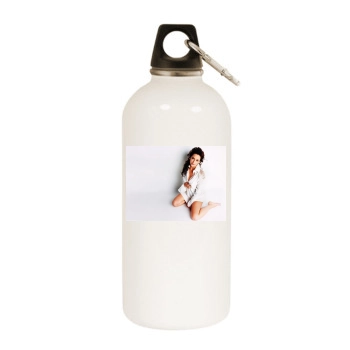 Jennifer Love Hewitt White Water Bottle With Carabiner