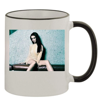 Jennifer Love Hewitt 11oz Colored Rim & Handle Mug