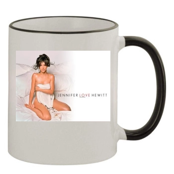 Jennifer Love Hewitt 11oz Colored Rim & Handle Mug