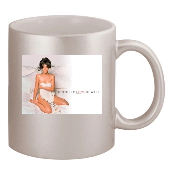 Jennifer Love Hewitt 11oz Metallic Silver Mug