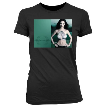 Jennifer Love Hewitt Women's Junior Cut Crewneck T-Shirt