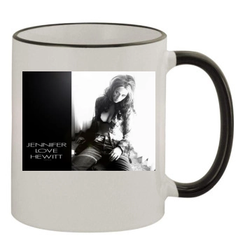 Jennifer Love Hewitt 11oz Colored Rim & Handle Mug