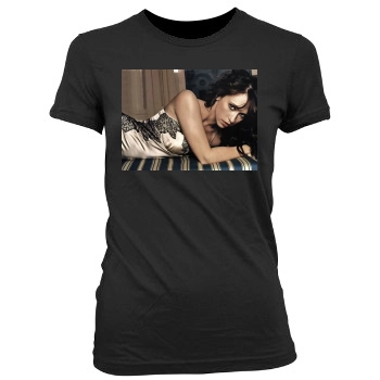 Jennifer Love Hewitt Women's Junior Cut Crewneck T-Shirt