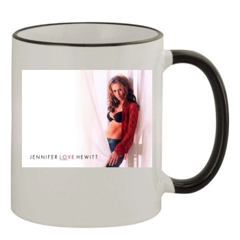 Jennifer Love Hewitt 11oz Colored Rim & Handle Mug