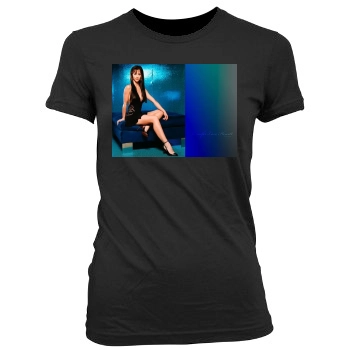 Jennifer Love Hewitt Women's Junior Cut Crewneck T-Shirt