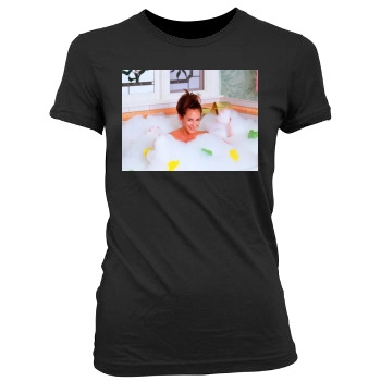 Jennifer Love Hewitt Women's Junior Cut Crewneck T-Shirt