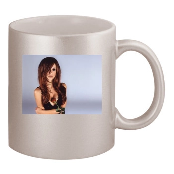 Jennifer Love Hewitt 11oz Metallic Silver Mug