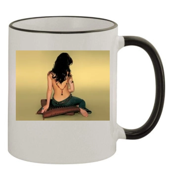 Jennifer Love Hewitt 11oz Colored Rim & Handle Mug