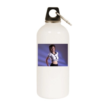 Jennifer Love Hewitt White Water Bottle With Carabiner