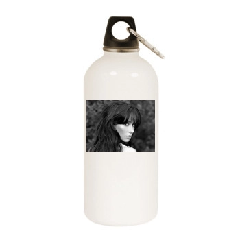 Jennifer Love Hewitt White Water Bottle With Carabiner