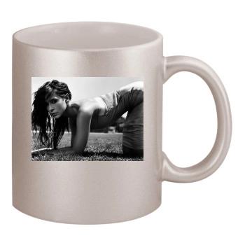 Jennifer Love Hewitt 11oz Metallic Silver Mug