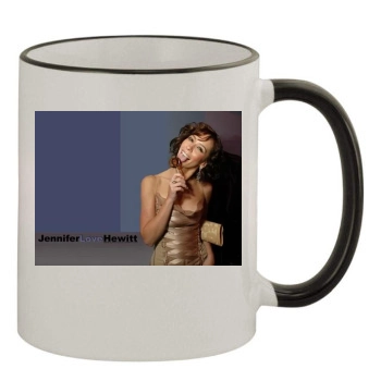 Jennifer Love Hewitt 11oz Colored Rim & Handle Mug