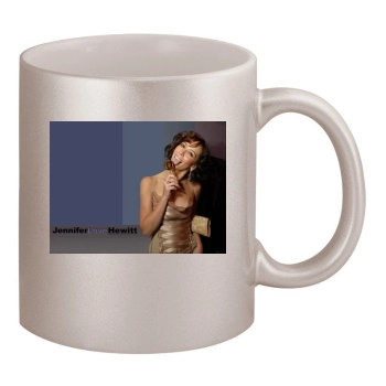 Jennifer Love Hewitt 11oz Metallic Silver Mug