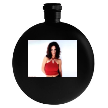 Jennifer Love Hewitt Round Flask